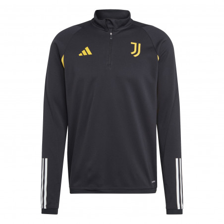 Sweat zippé Juventus noir jaune 2023/24