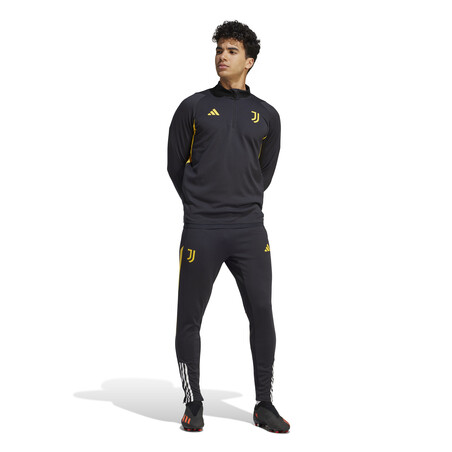 Sweat zippé Juventus noir jaune 2023/24