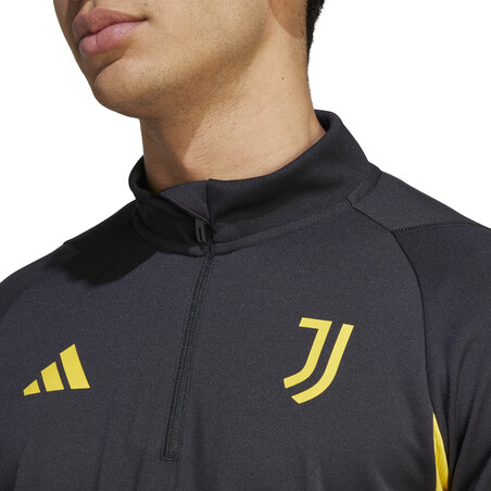 Sweat zippé Juventus noir jaune 2023/24