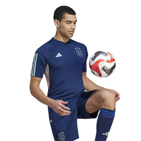 Maillot entraînement Ajax Amsterdam bleu rose 2023/24