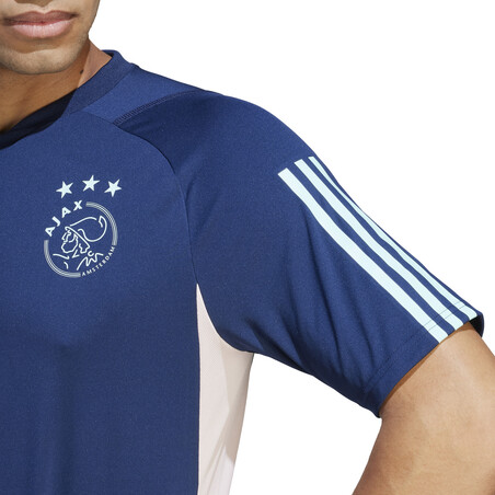 Maillot entraînement Ajax Amsterdam bleu rose 2023/24