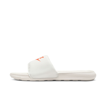 Sandales Nike Victori One blanc orange