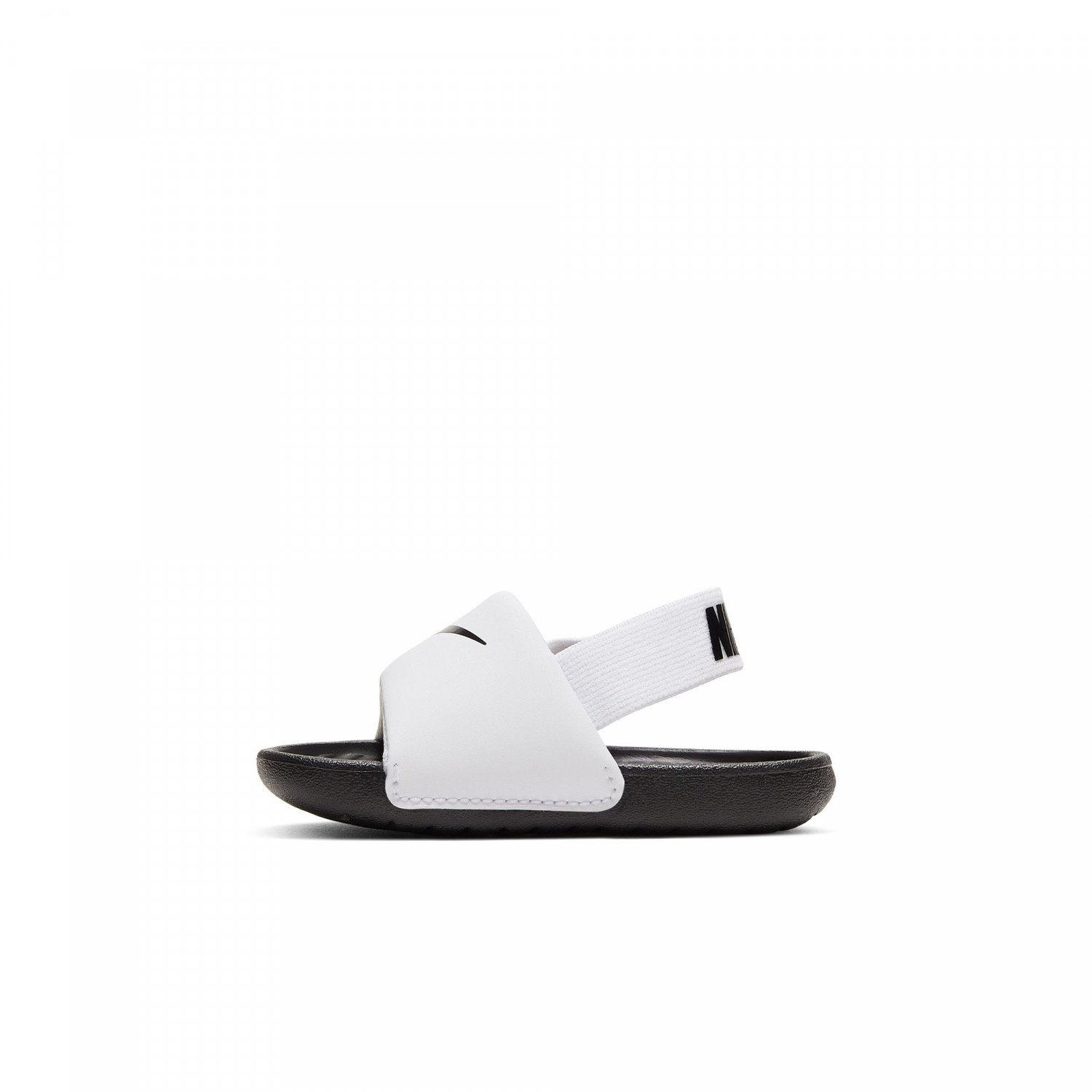 Sandales bébé Nike Kawa blanc noir sur