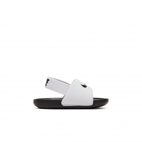 Sandales bébé Nike Kawa blanc noir