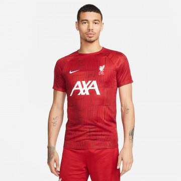 Maillot avant match Liverpool rouge 2023/24