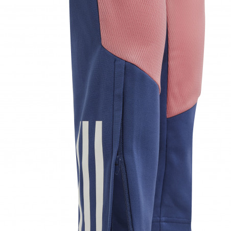 Pantalon survêtement junior OL bleu rose 2023/24