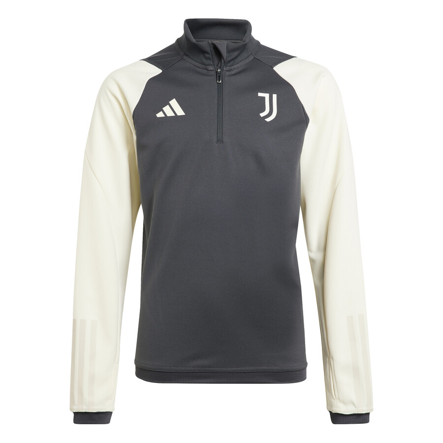 Sweat zippe junior Juventus gris blanc 2023 24 sur Foot