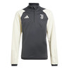 Sweat zippé junior Juventus gris blanc 2023/24