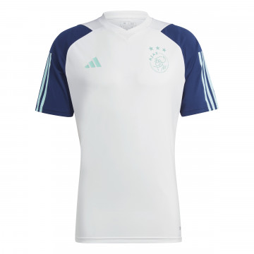 Maillot entraînement Ajax Amsterdam blanc bleu 2023/24