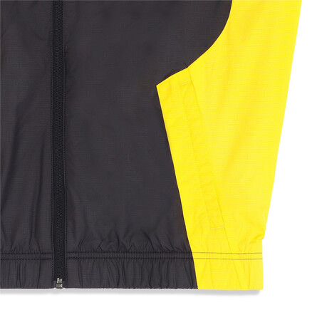 Veste survêtement avant match Dortmund woven noir jaune 2023/24