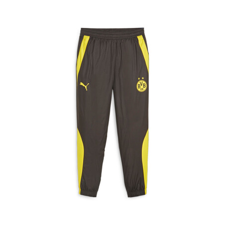 Pantalon avant match Dortmund woven noir jaune 2023/24