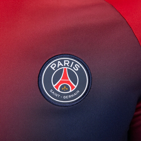 Maillot avant match PSG rouge bleu 2023/24