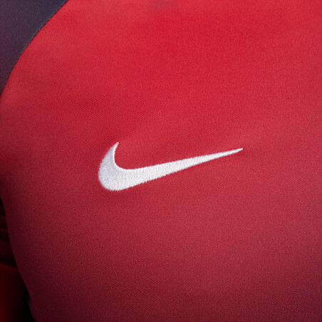 Maillot avant match PSG rouge bleu 2023/24