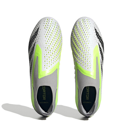 adidas Predator Accuracy+ montante FG gris jaune