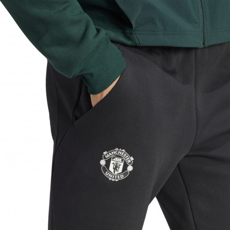 Pantalon survêtement Manchester United Lifestyle noir rouge 2023/24