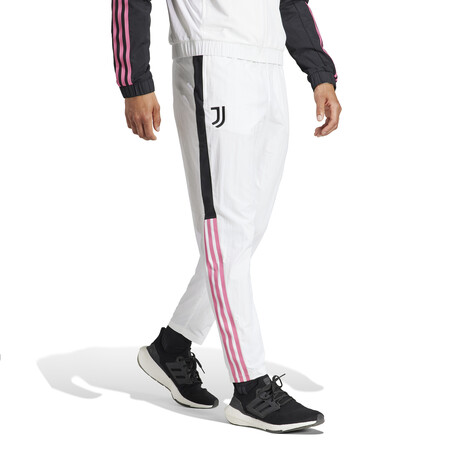 Pantalon survêtement Juventus Woven blanc rose 2023/24