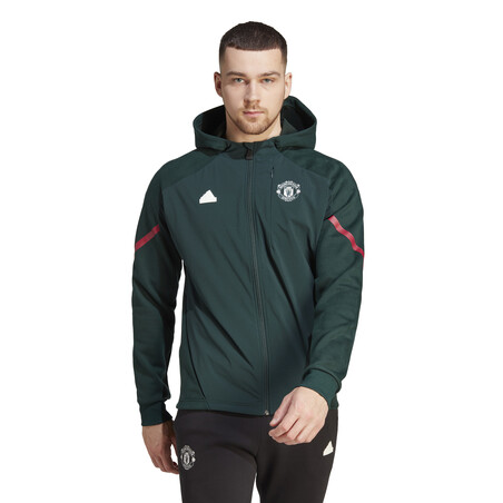 Veste survêtement Manchester United Lifestyle vert rouge 2023/24