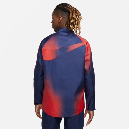 Veste survêtement PSG Academy GX bleu rouge 2023/24