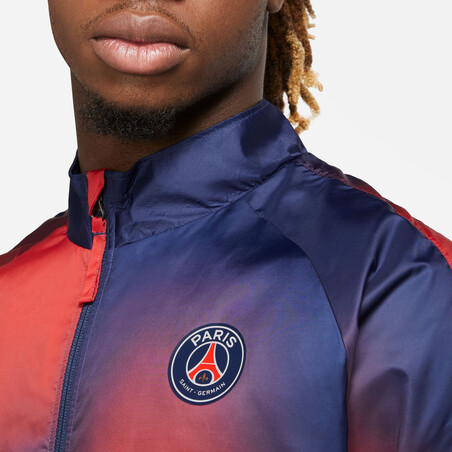 Veste survêtement PSG Academy GX bleu rouge 2023/24