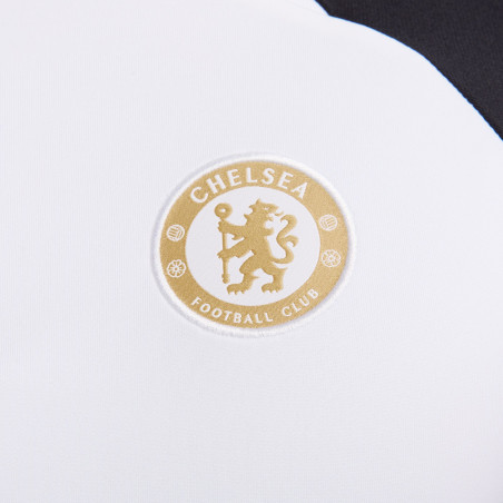Sweat zippé Chelsea Strike blanc or 2023/24