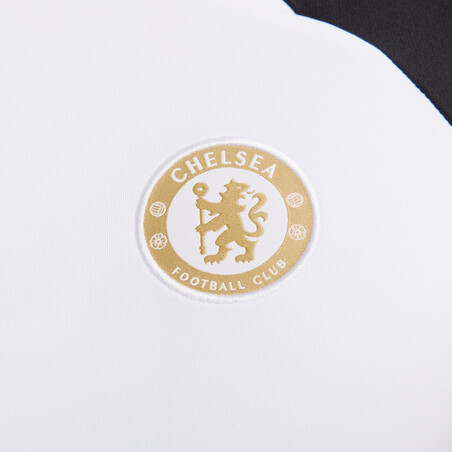 Sweat zippé Chelsea Strike blanc or 2023/24