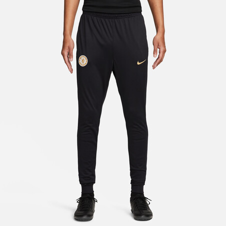 Pantalon survêtement Chelsea noir or 2023/24