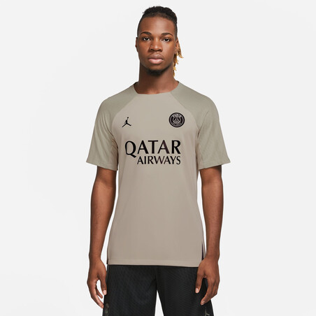 Maillot entraînement PSG Strike beige 2023/24