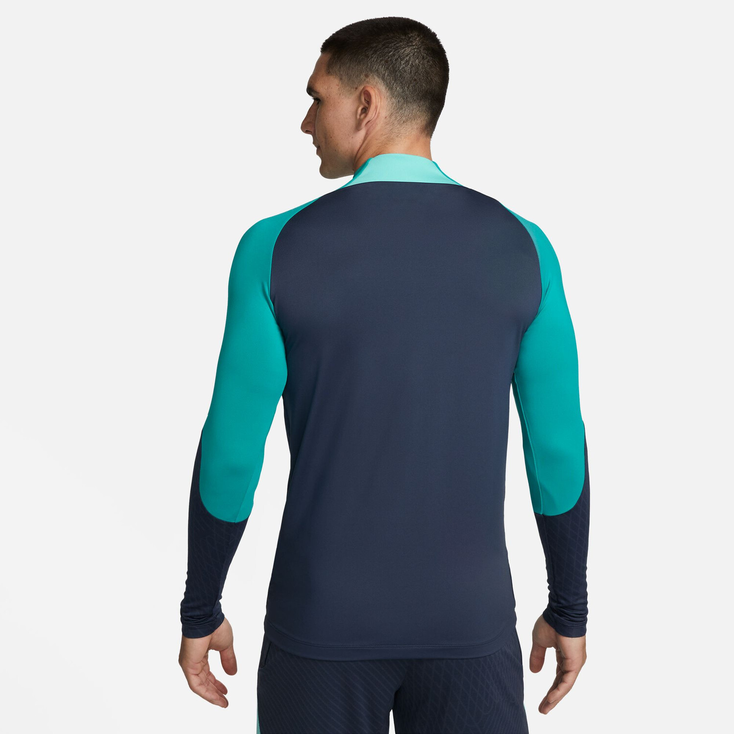 Sweat zippé FC Barcelone Strike gris bleu 2023/24 sur