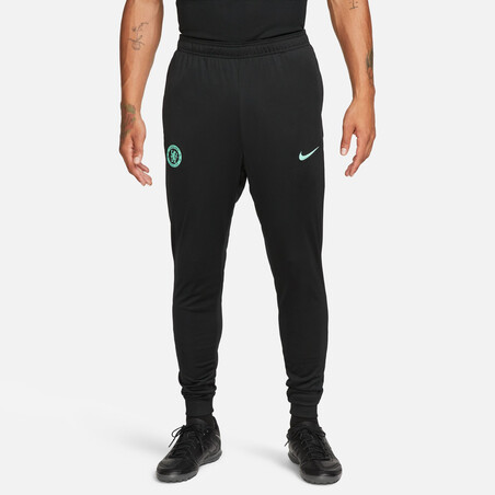 Pantalon survêtement Chelsea Strike noir vert 2023/24