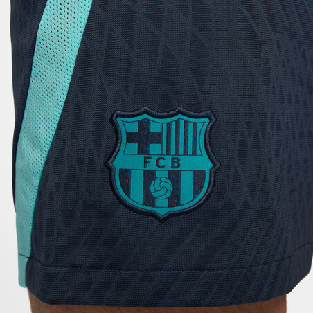 Short entraînement FC Barcelone Strike gris bleu 2023/24