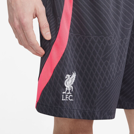 Short entraînement Liverpool Strike noir rouge 2023/24