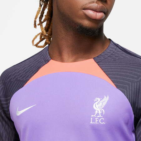 Maillot entraînement Liverpool Strike violet 2023/24