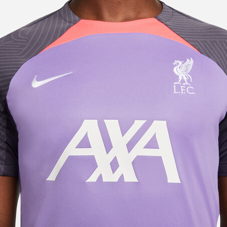 Maillot entraînement Liverpool Strike violet 2023/24