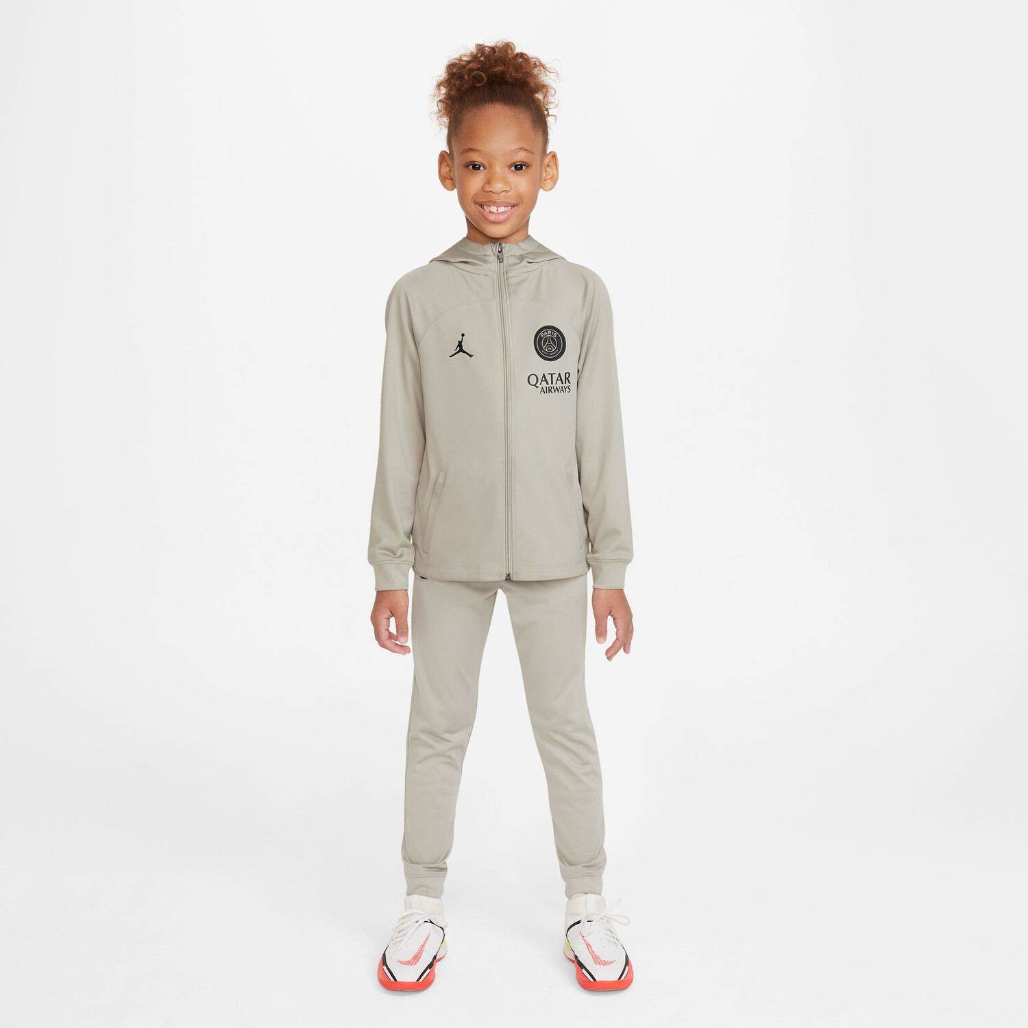 Ensemble survêtement enfant PSG Strike beige 2023/24 sur