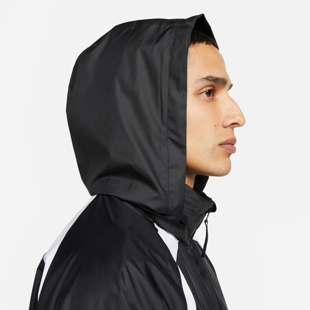 Veste imperméable Nike F.C. noir blanc