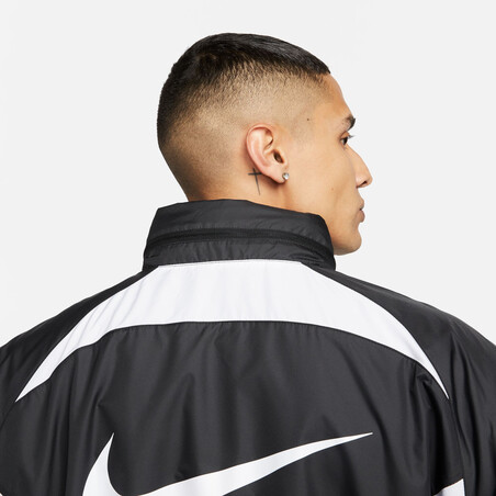 Veste imperméable Nike F.C. noir blanc