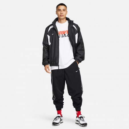 Veste imperméable Nike F.C. noir blanc