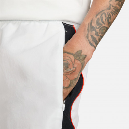 Pantalon survêtement Nike Air woven blanc rouge