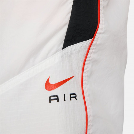 Pantalon survêtement Nike Air woven blanc rouge