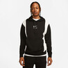 Sweat à capuche Nike Air Fleece noir blanc