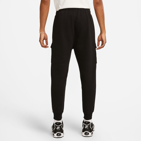 Pantalon survêtement Nike Air Cargo Fleece noir blanc