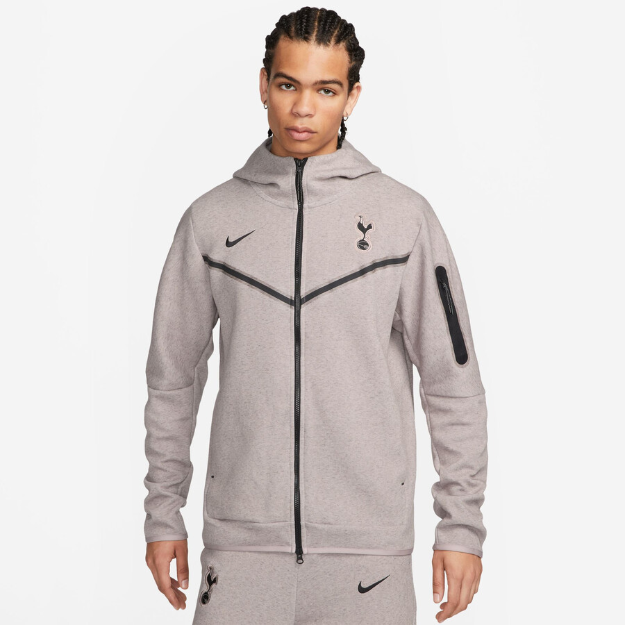 Veste survetement Tottenham TechFleece gris 2023 24 sur Foot