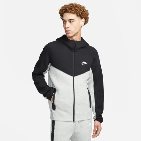 Veste survêtement Nike TechFleece noir gris