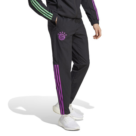 Pantalon survêtement Bayern Munich woven noir violet 2023/24