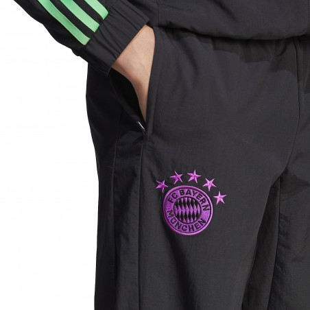 Pantalon survêtement Bayern Munich woven noir violet 2023/24