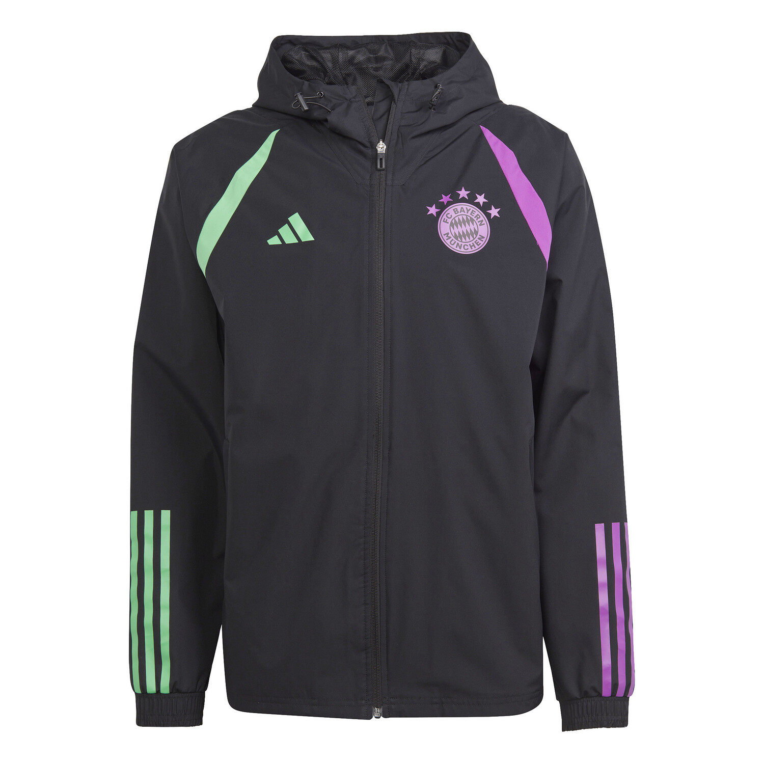 Veste impermeable Bayern Munich noir violet 2023 24 sur Foot