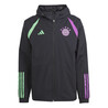 Veste imperméable Bayern Munich noir violet 2023/24