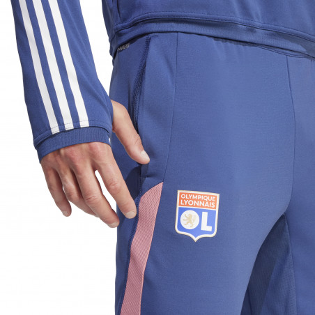 Pantalon survêtement OL bleu rose 2023/24