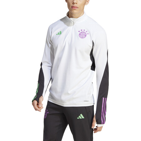 Sweat zippé Bayern Munich blanc violet 2023/24