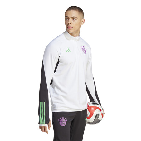 Sweat zippé Bayern Munich blanc violet 2023/24